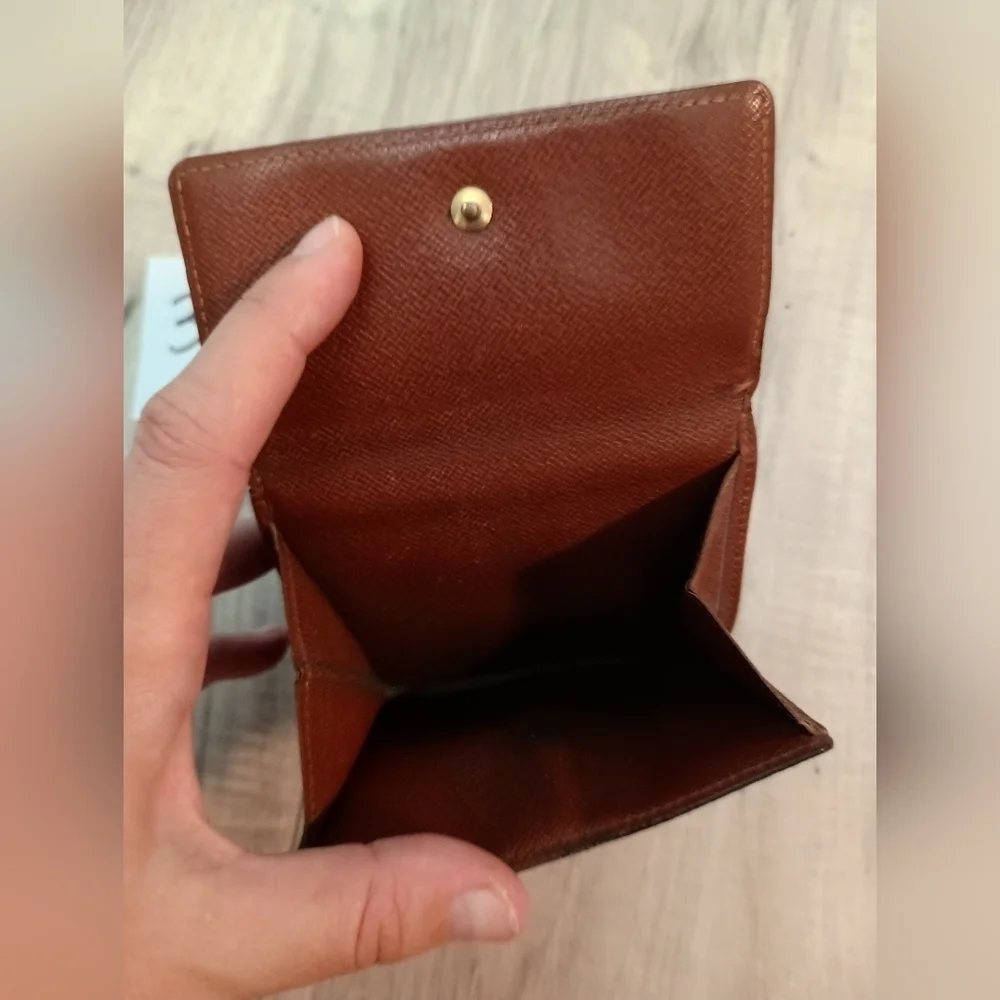 Authentic Louis Vuitton Monogram Portefeiulle Elise Trifold Wallet